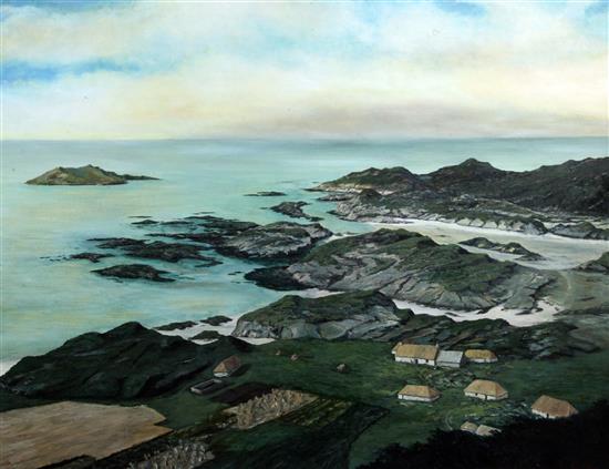 Peter Collis RHA (1929-2012) Irish coastal landscape, 28 x 36in.